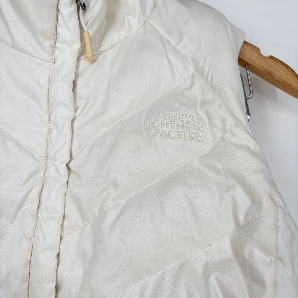 The North Face Tamburello Vest Womens Small Cream White Quilted Puffer Layering‎ - Picture 4 of 12